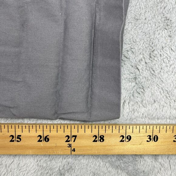 Zadig & Voltaire Pomelo Pants Womens 34 Gray Striped Cotton Mid-Rise Button-Fly - Picture 16 of 16